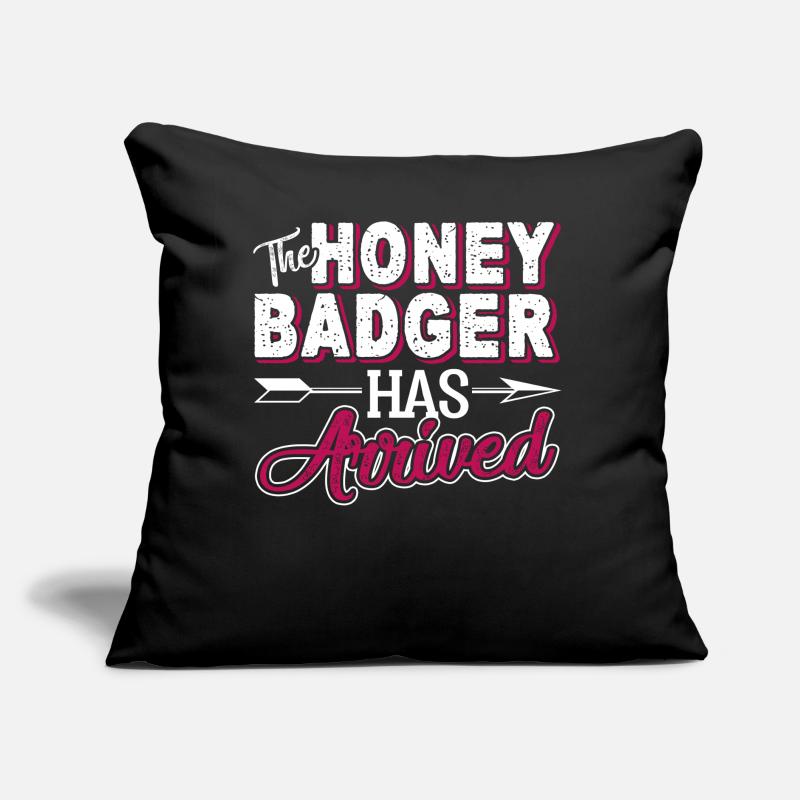 Honey Badger The Honey Badger Has Arrived Sofa pillow with filling 45cm x 45cm