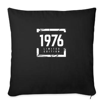 1976 Édition limitée - Coussin et housse de 45 x 45 cm - noir - Devant