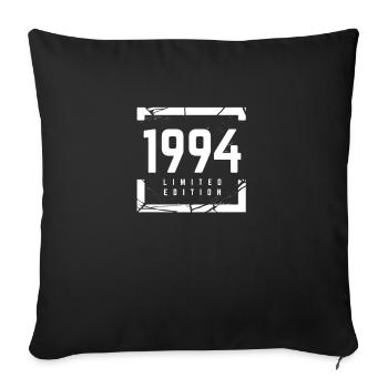1994 Limitierte Auflage - Sofakissen mit Füllung 45 x 45 cm - Schwarz - Vorne