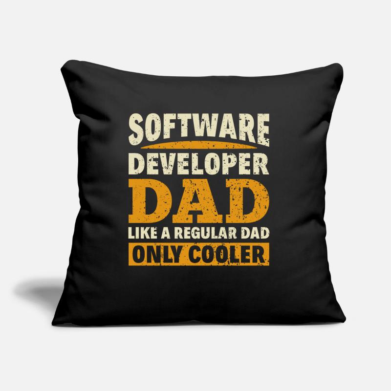 Software Developer Dad - Software Programmer Sofa pillow with filling 45cm x 45cm