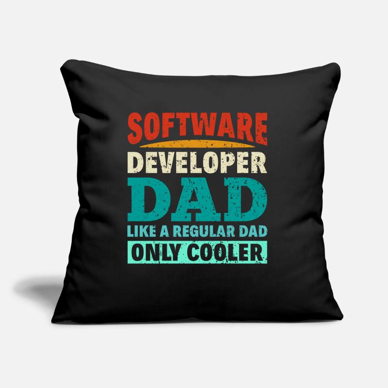 Software Developer Dad - Software Programmierer Sofakissen mit Füllung 45 x 45 cm