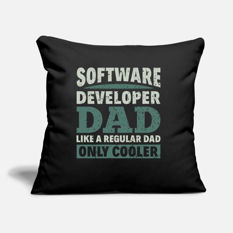 Software Developer Dad - Software Programmer Sofa pillow with filling 45cm x 45cm