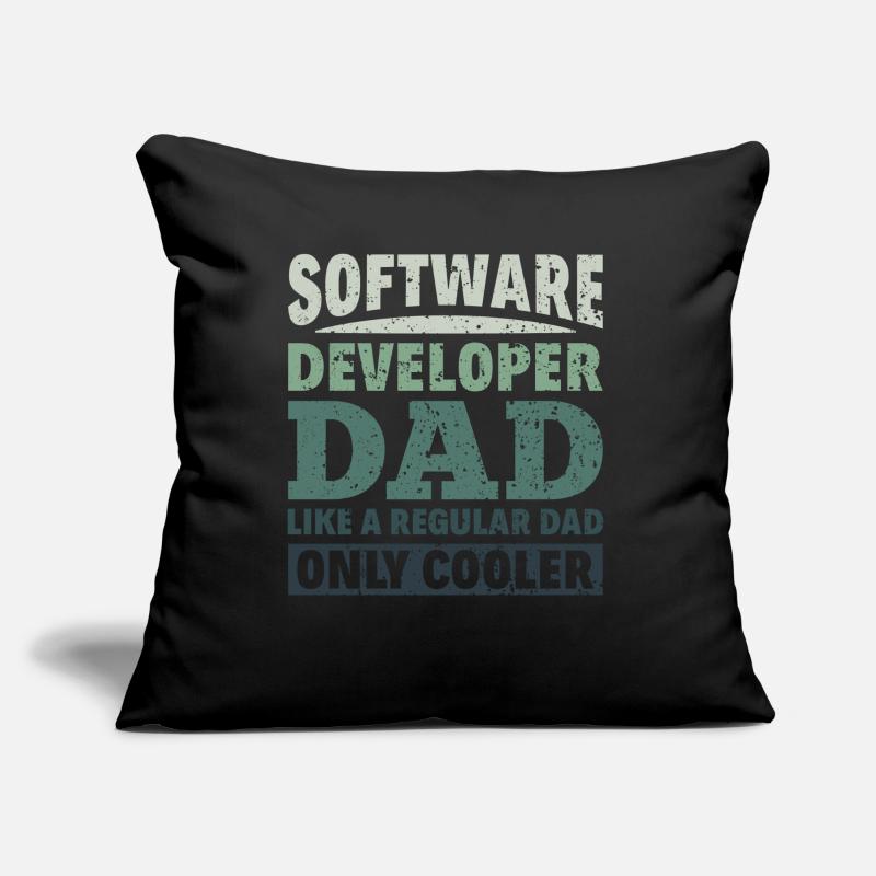 Software Developer Dad - Software Programmer Sofa pillow with filling 45cm x 45cm