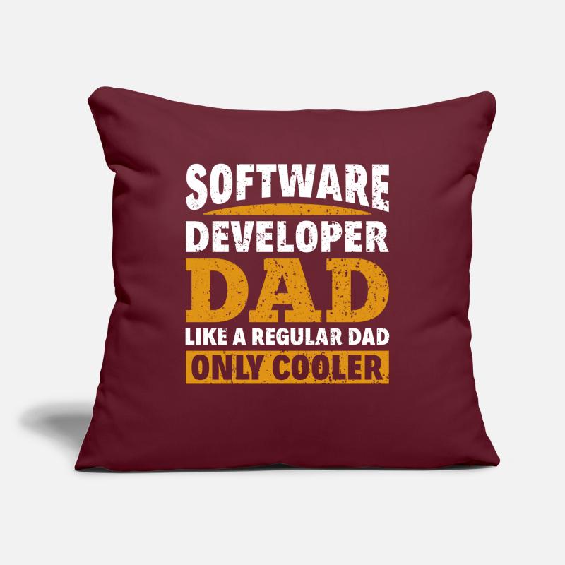 Software Developer Dad - Software Programmierer Sofakissen mit Füllung 45 x 45 cm