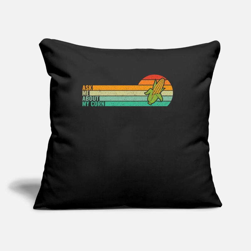 Retro Ask Me About My Corn - Corn Farmer Farmer Sofa pillow with filling 45cm x 45cm