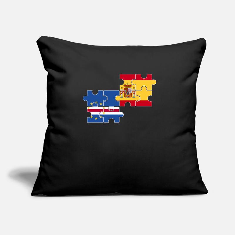 Cap-Vert Espagne Drapeau Espagne Cap-Vert Coussin et housse de 45 x 45 cm