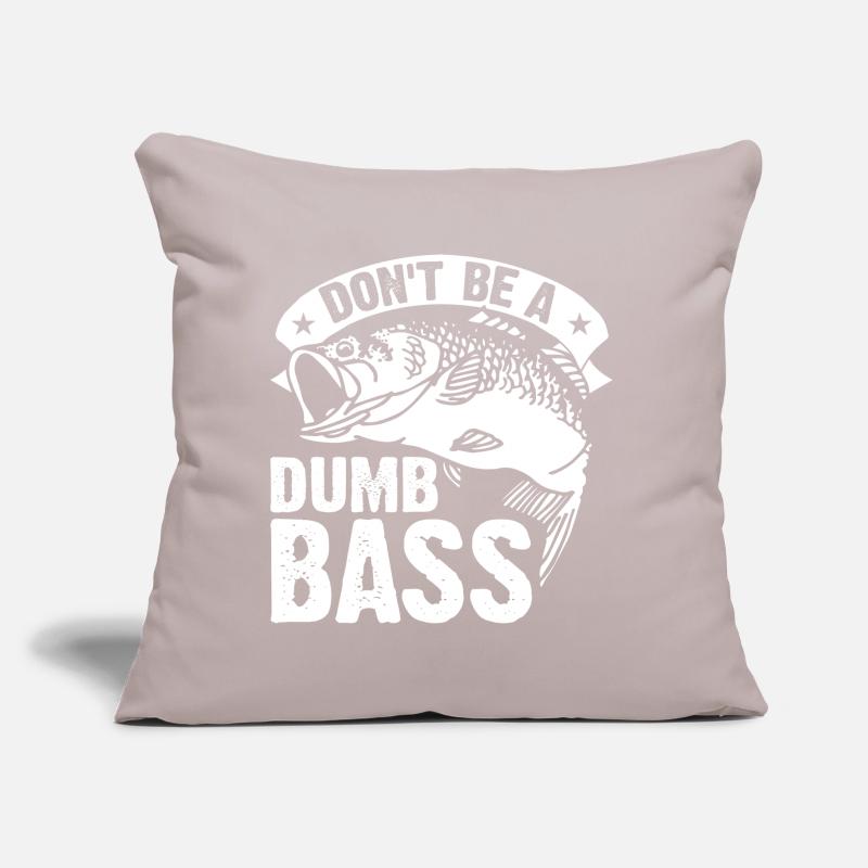 Ne sois pas une basse stupide Coussin et housse de 45 x 45 cm