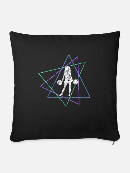 Cheerleading - Sofakissen mit Füllung 45 x 45 cm - Schwarz
