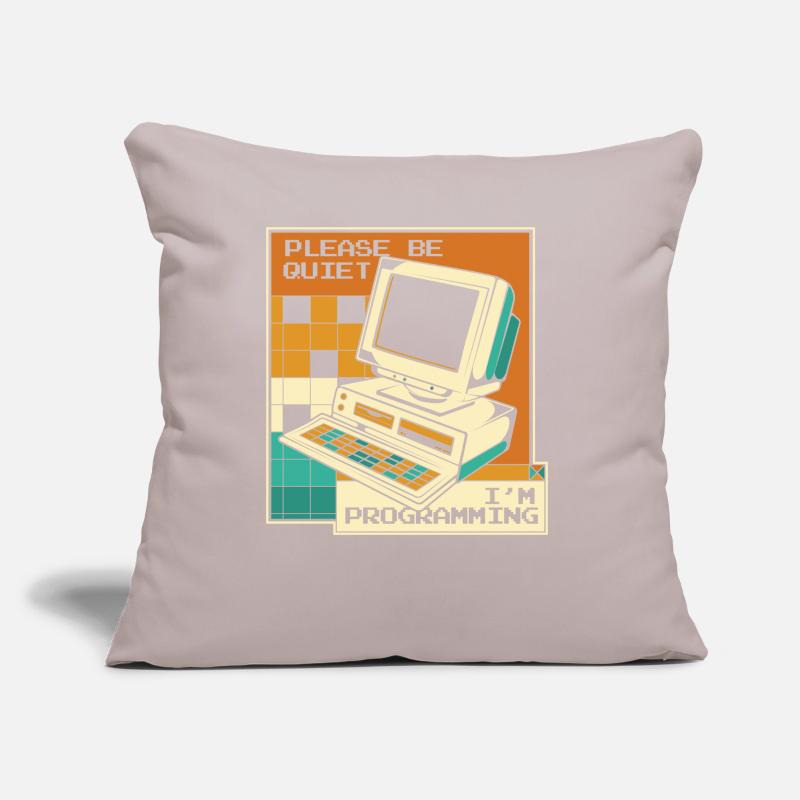 Please Be Quiet Software Engineer Developer Sofa pillow with filling 45cm x 45cm