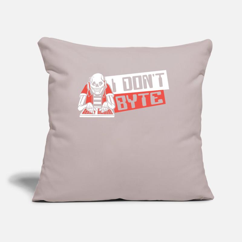 I Don't Byte Software Engineer Developer Coder Sofa pillow with filling 45cm x 45cm