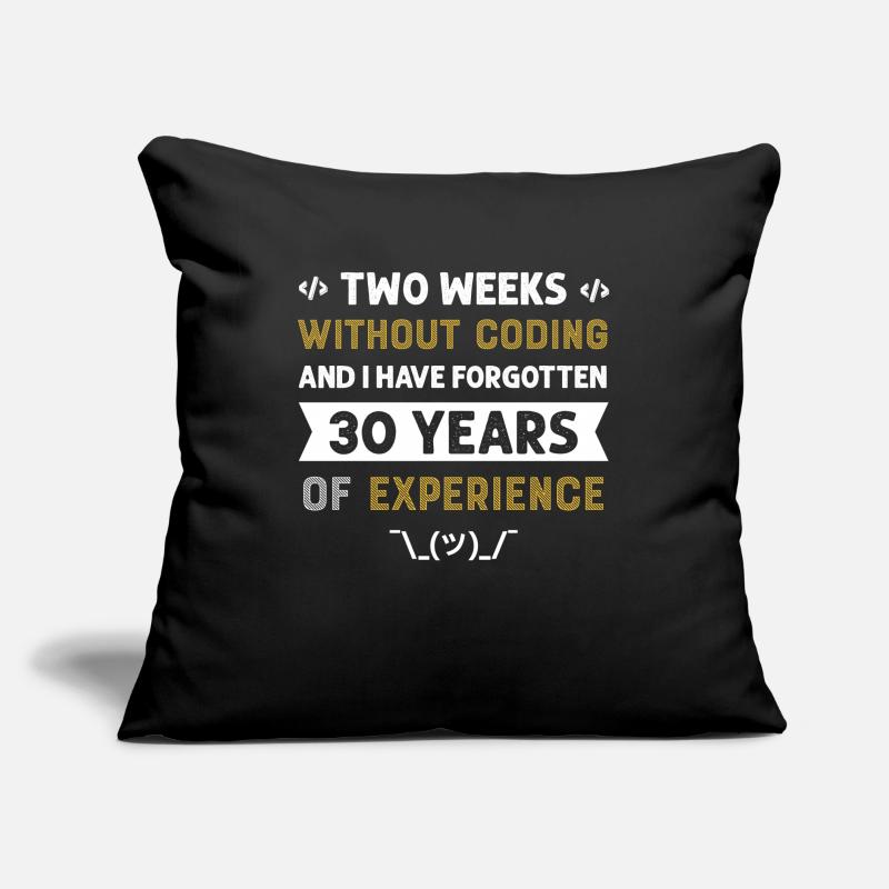 Programmeur Humour Coding Blagues Développeur Coussin et housse de 45 x 45 cm
