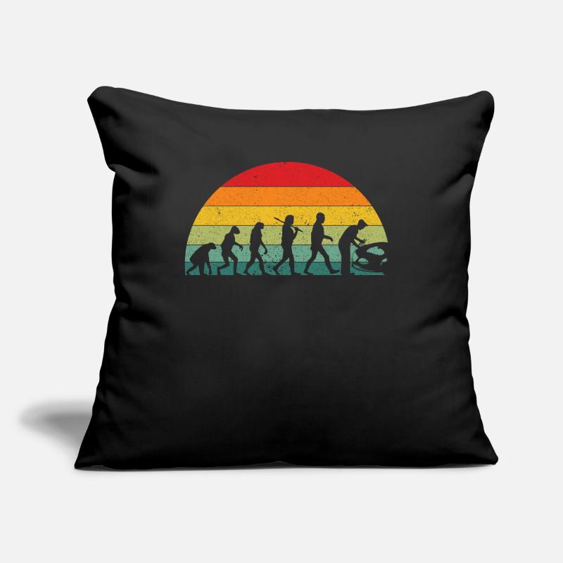 Mécanicien Retro Evolution - Technicien en Mécatronique Coussin et housse de 45 x 45 cm