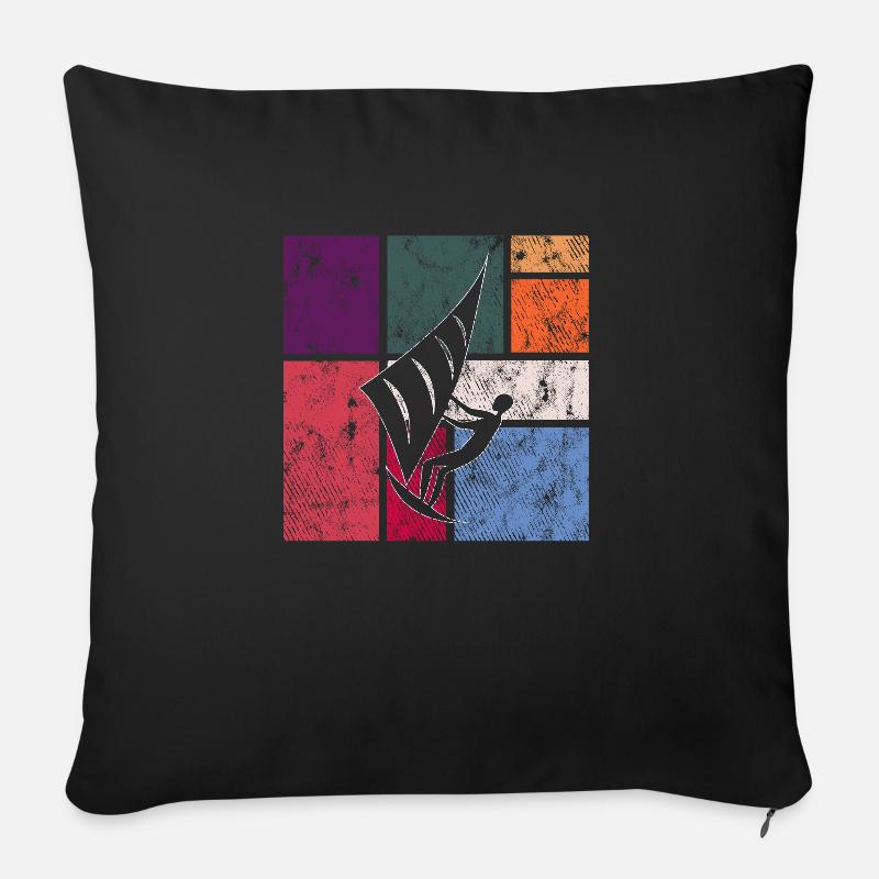 Kite - Sofakissen mit Füllung 45 x 45 cm - Schwarz