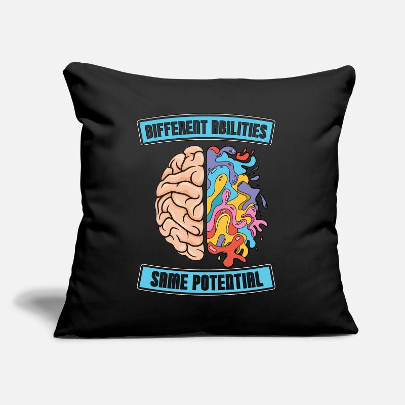 IEP Different Abilities Same Potential Educator Sofa pillow with filling 45cm x 45cm