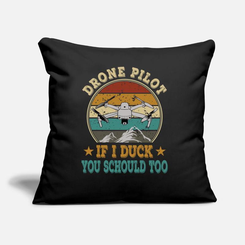 Drones Drone Drone Pilot FPV Quadcopter Sofa pillow with filling 45cm x 45cm