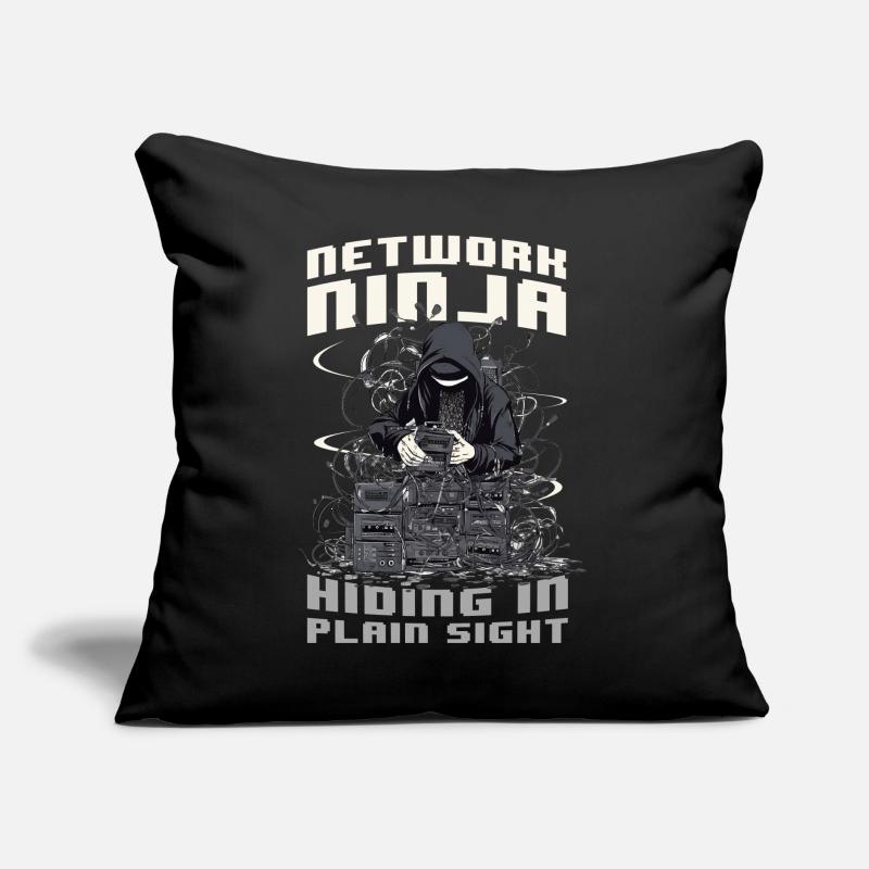 Network Ninja Funny Networking Quote Computer Engi Sofakissen mit Füllung 45 x 45 cm