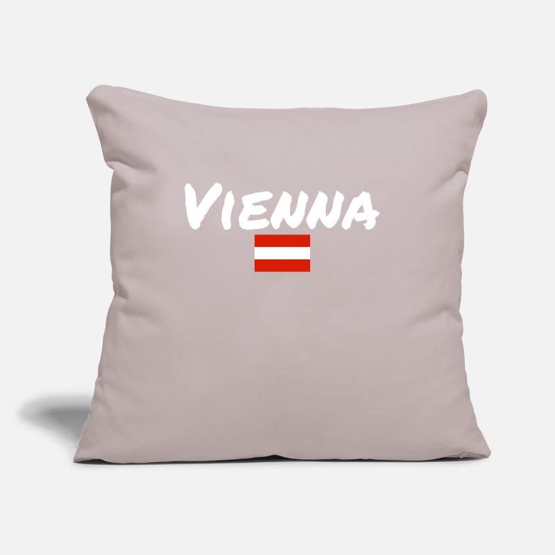 Vienna Austria Austrian Flag Sofa pillow with filling 45cm x 45cm