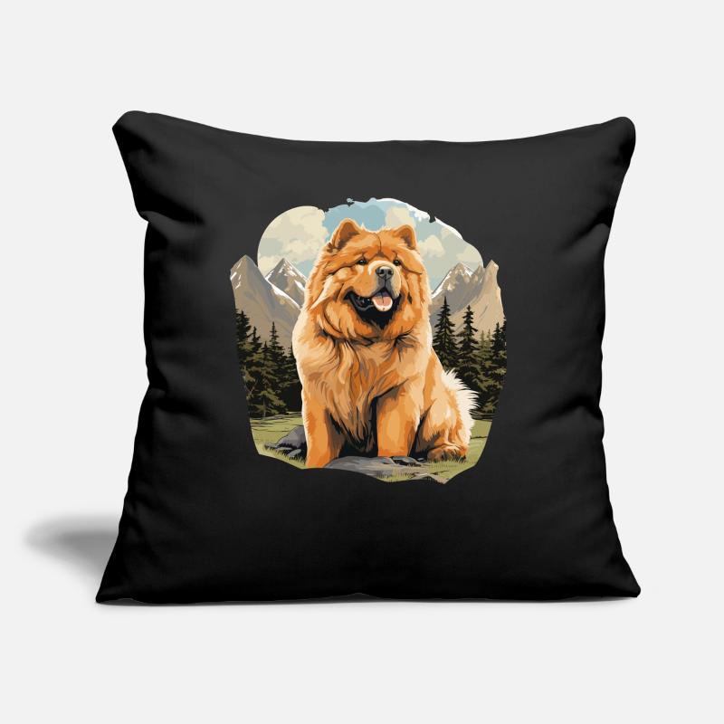 Chow Chow pour chien Coussin et housse de 45 x 45 cm