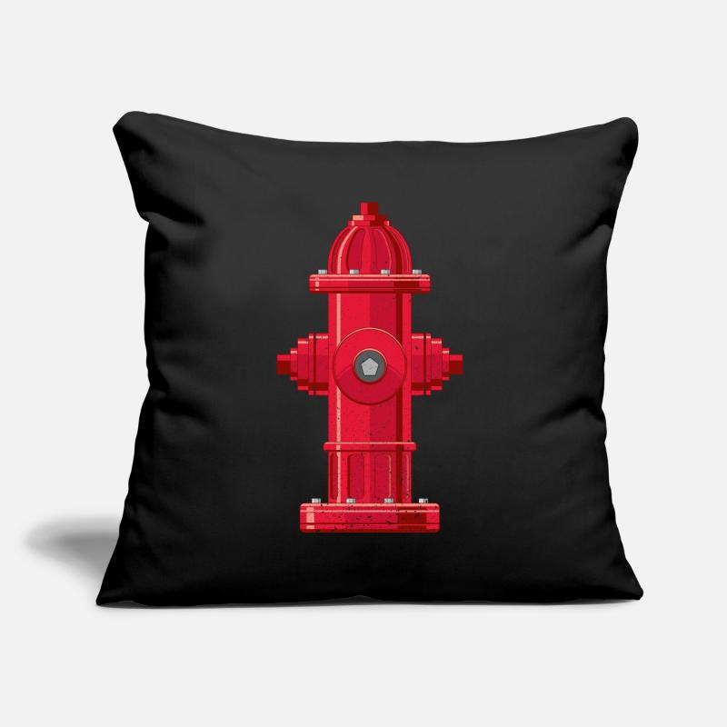 Fire Hydrant Fire Brigade Children Sofa pillow with filling 45cm x 45cm