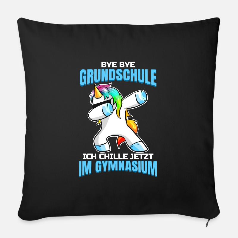 Grundschule Abschluss Schule Grundschulabschluss - Sofakissen mit Füllung 45 x 45 cm - Schwarz