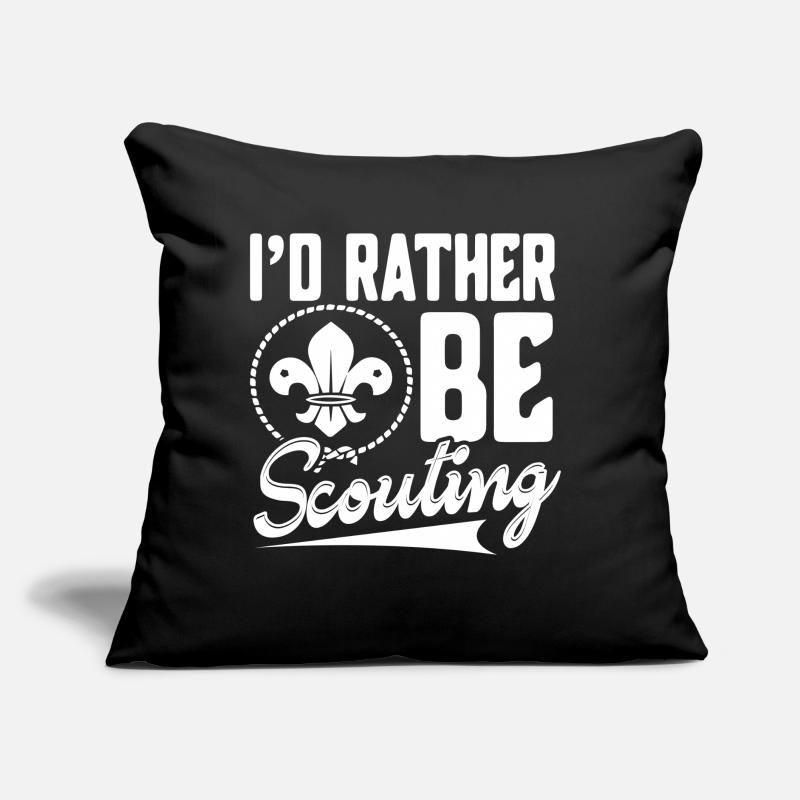 Scouting I'd Rather be Scouting Sofa pillow with filling 45cm x 45cm