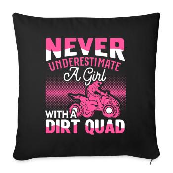 VTT Quad Bike Fille Véhicules à quatre roues motrices - Coussin et housse de 45 x 45 cm - noir - Devant