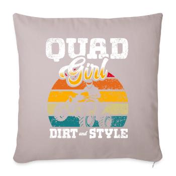 VTT Quad Bike Fille Véhicules à quatre roues motrices - Coussin et housse de 45 x 45 cm - taupe clair - Devant