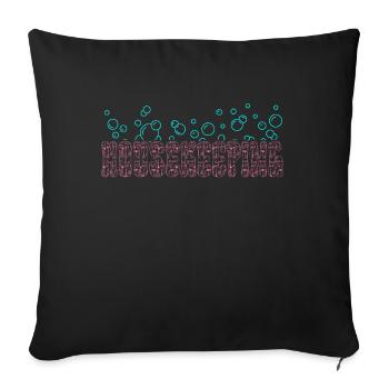 Housekeeping Week Geschenke Reinigungsliebhaber - Sofakissen mit Füllung 45 x 45 cm - Schwarz - Vorne