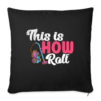 Housekeeping Week Geschenke Reinigungsliebhaber - Sofakissen mit Füllung 45 x 45 cm - Schwarz - Vorne