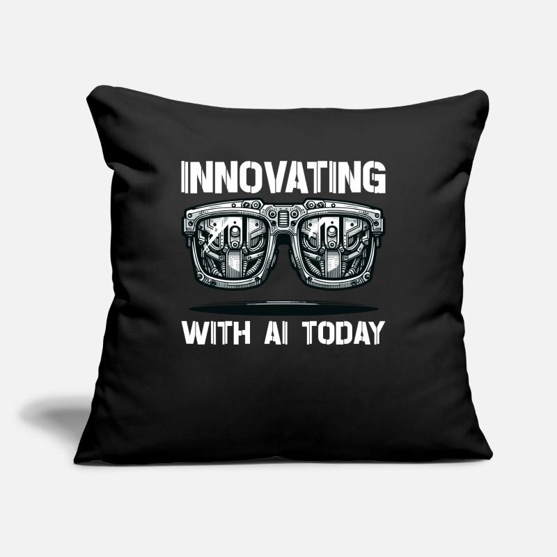 Artificial intelligence, machine learning, data Sofa pillow with filling 45cm x 45cm