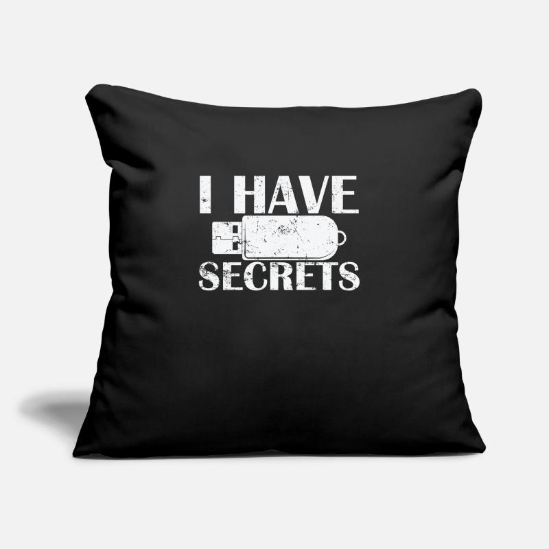 I have Secrets USB Stick Retrospeichermodul Sofakissen mit Füllung 45 x 45 cm