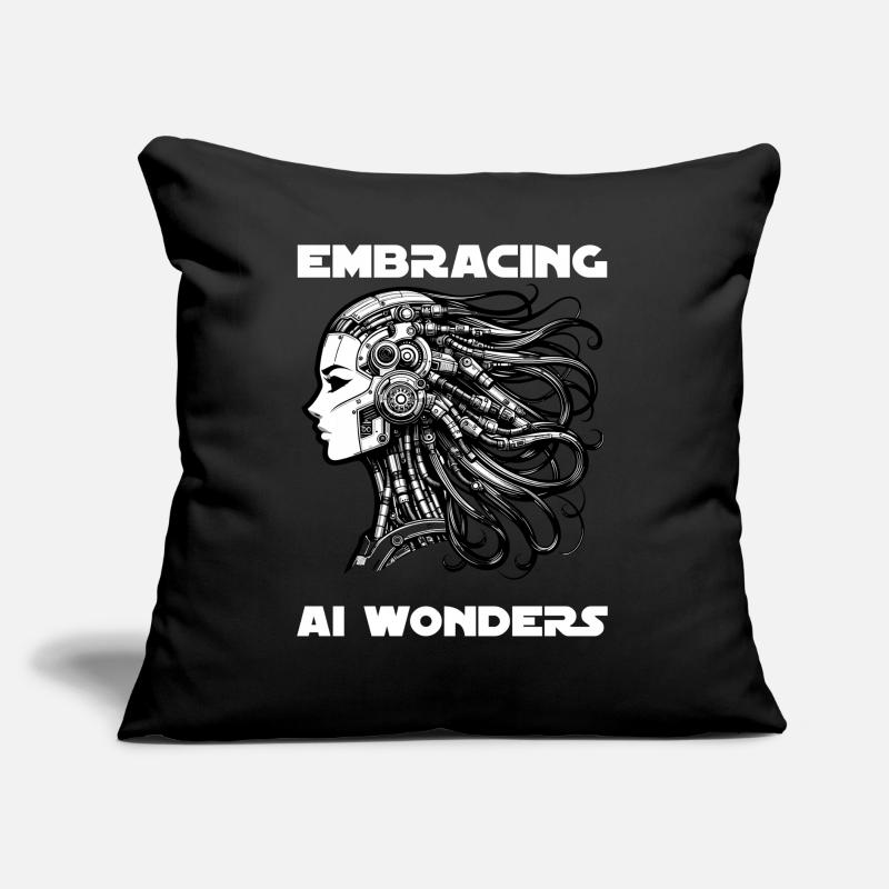 Artificial Intelligence, Machine Learning, Data Sofa pillow with filling 45cm x 45cm