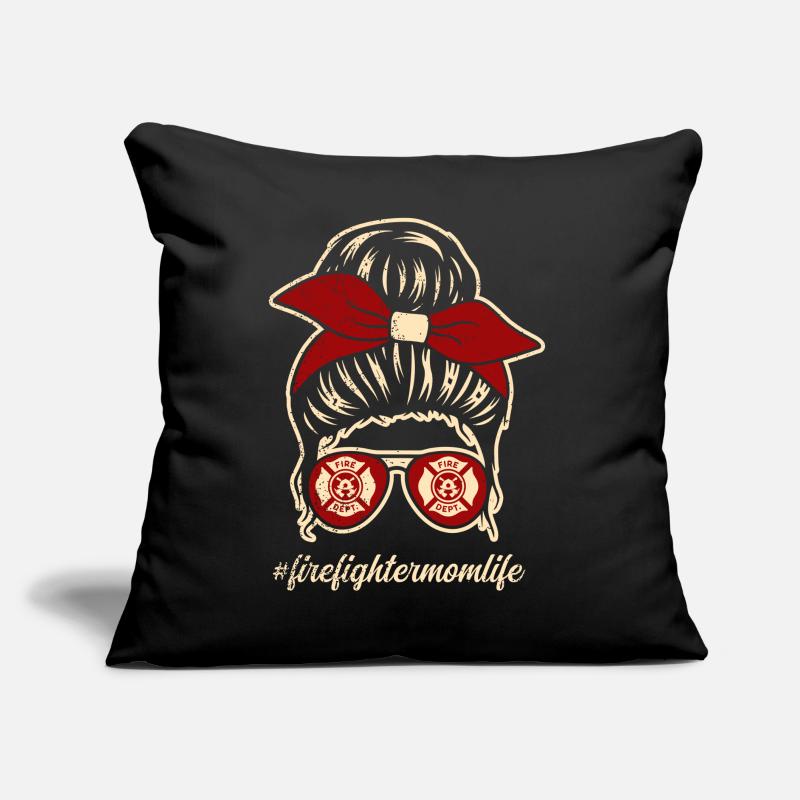Feuerwehrmutter Feuerwehr Mutter Sofakissen mit Füllung 45 x 45 cm