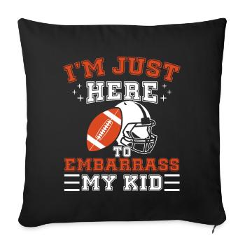 Soccer Dad Proud Soccer Dad Father's Day - Sofa pillow with filling 45cm x 45cm - black - Front