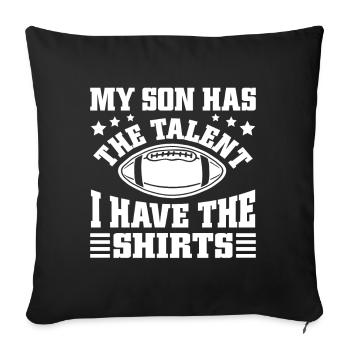 Soccer Dad Proud Soccer Dad Father's Day - Sofa pillow with filling 45cm x 45cm - black - Front