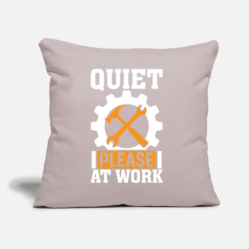 Please rest at work Sofa pillow with filling 45cm x 45cm