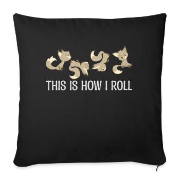 Fennec Fox Cute Fennec Foxes Fennec Animal - Sofa pillow with filling 45cm x 45cm - black - Front