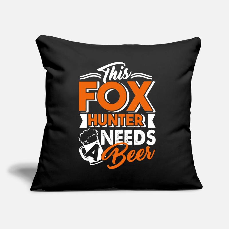 Fox Hunter Fox Hunter Needs A Beer Sofa pillow with filling 45cm x 45cm