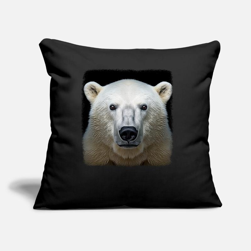 Eisbären realistic Eisbär Sofakissen mit Füllung 45 x 45 cm