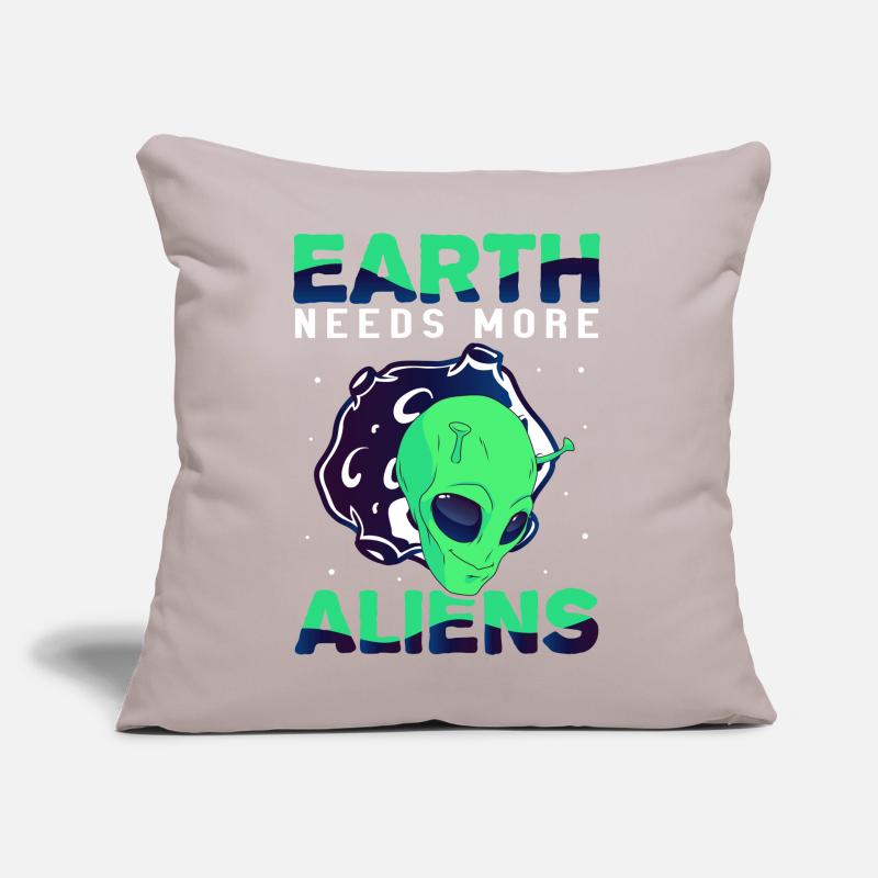 Alien, UFO, UAP, Space, Space Flying Object Sofa pillow with filling 45cm x 45cm