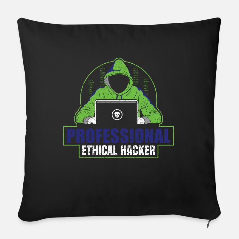 Professional Ethical Hacker - Ethical Hacker - Sofa pillow with filling 45cm x 45cm - black