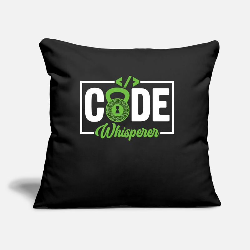 Code Whisperer - Cybersécurité éthique des hackers Coussin et housse de 45 x 45 cm
