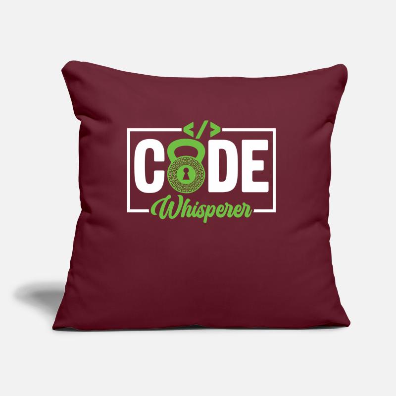 Code Whisperer - Ethical Hacker Cybersecurity Sofakissen mit Füllung 45 x 45 cm