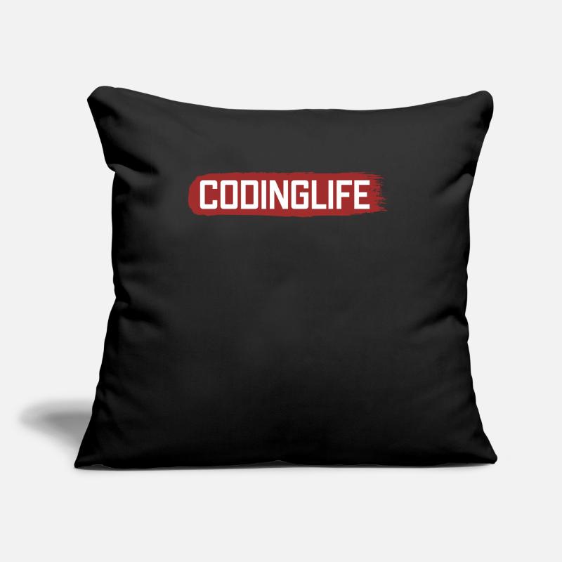 Codinglife Software Developer Developer Sofa pillow with filling 45cm x 45cm