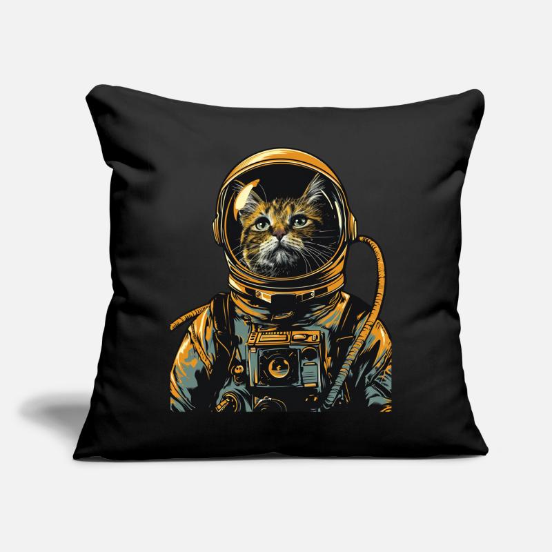 Astronaute Chat Explorateur De L’espace Drôle Coussin et housse de 45 x 45 cm