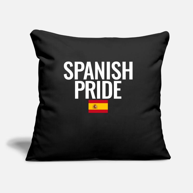 Fierté espagnole Espagne Drapeau espagnol Espagnols Coussin et housse de 45 x 45 cm