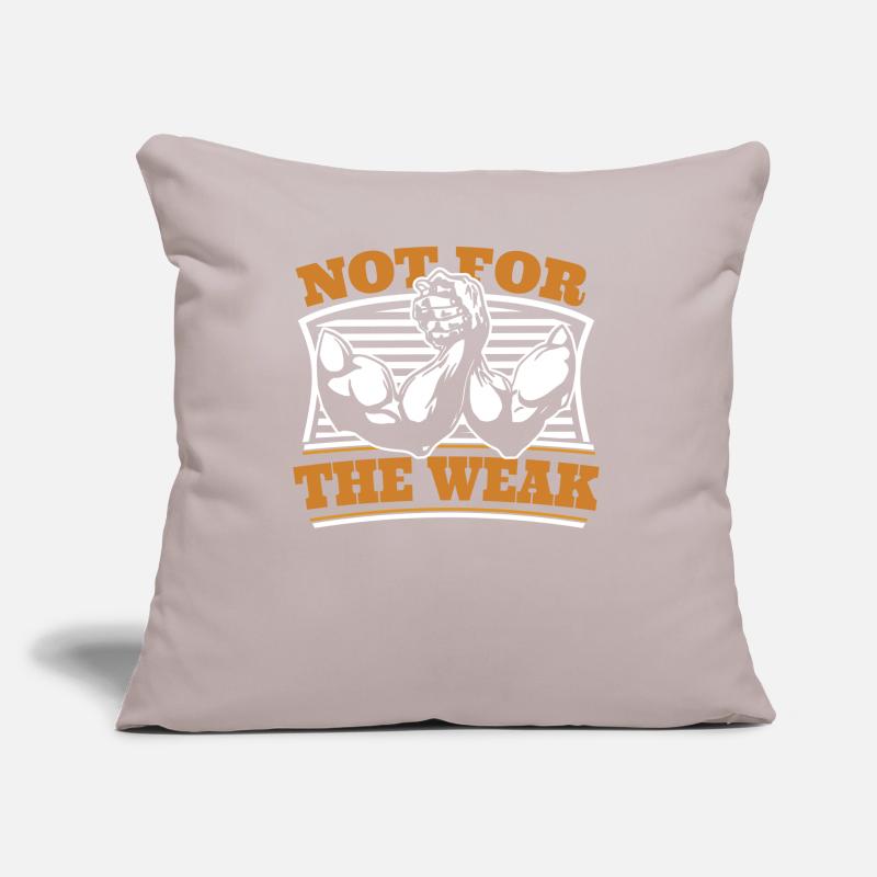 Not For The Weak Techniques Exercise Trainer Arm Sofa pillow with filling 45cm x 45cm