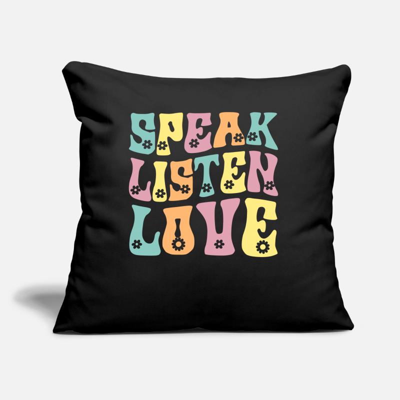 Groovy Speech Language Pathologist SLP Sofakissen mit Füllung 45 x 45 cm