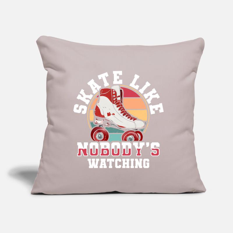 Roller Skates Funny 80s Roller Disco Skating Sofa pillow with filling 45cm x 45cm