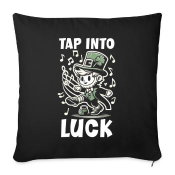 Irish Dancing Ireland Outfit Irish Music - Sofa pillow with filling 45cm x 45cm - black - Front